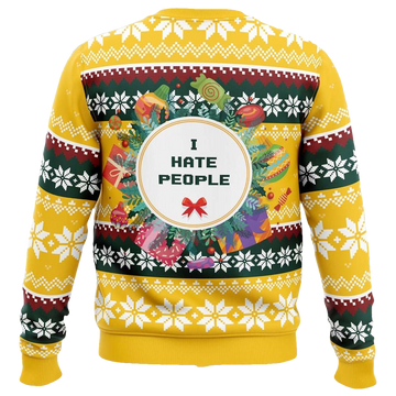I Hate People Ugly Christmas Sweater - Moonbestprint