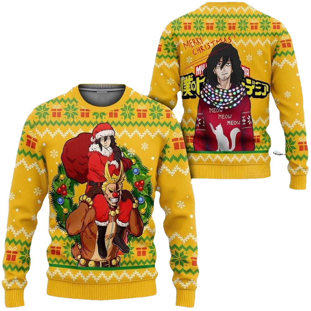 Shota Aizawa Christmas Sweater - Moonbestprint