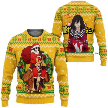 Shota Aizawa Christmas Sweater - Moonbestprint
