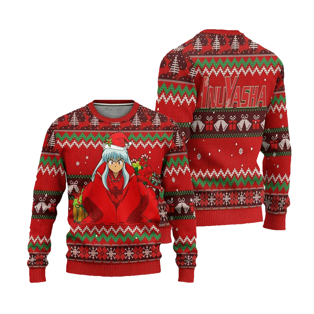 Sesshomaru Ugly Christmas Sweater - Moonbestprint