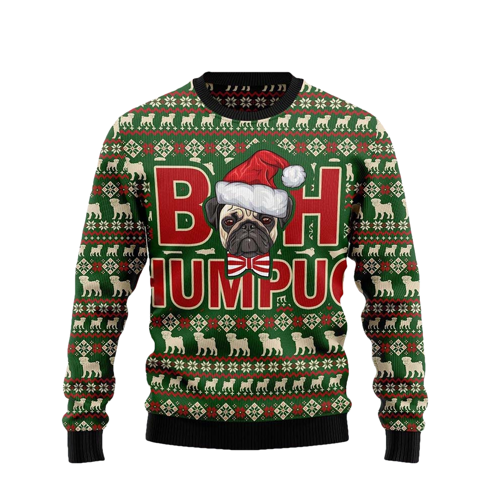 Bah Humpug Ugly Christmas Sweater - Moonbestprint