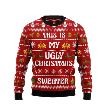 This Is My Ugly Christmas Sweater - Moonbestprint