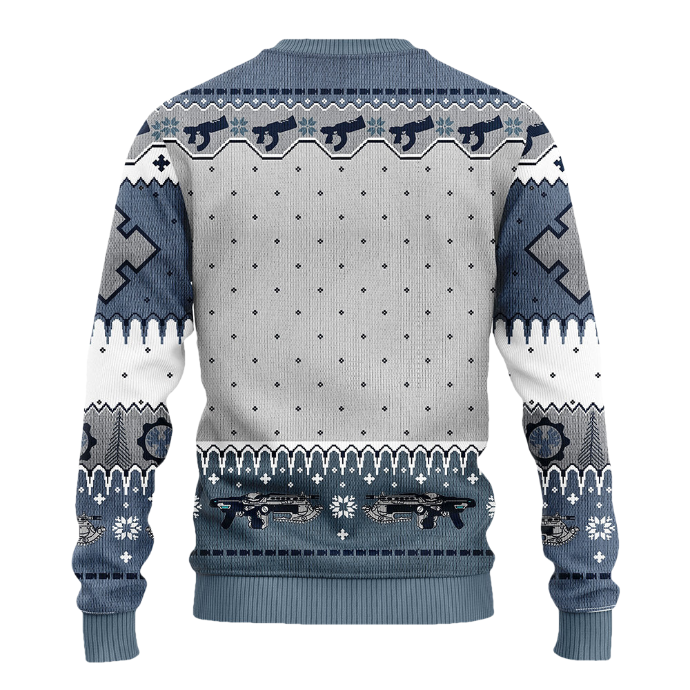 Sku White Ugly Christmas Sweater - Moonbestprint