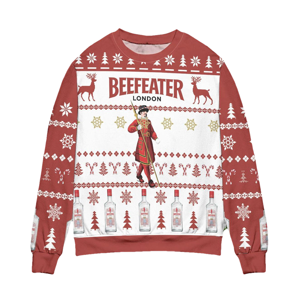 Beefeater Gin Ugly Christmas Sweater - Moonbestprint