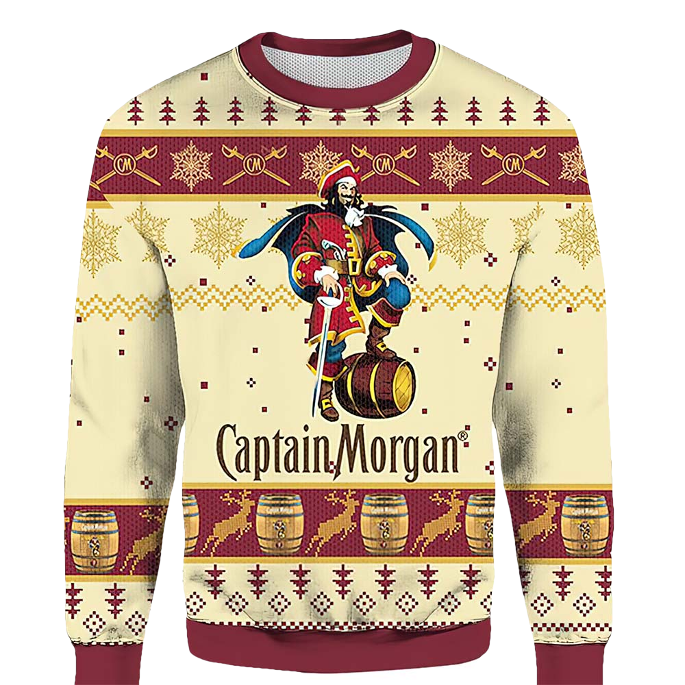Captain Morgan Ugly Christmas Sweater - Moonbestprint