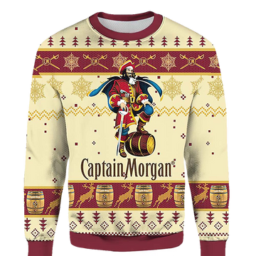 Captain Morgan Ugly Christmas Sweater - Moonbestprint
