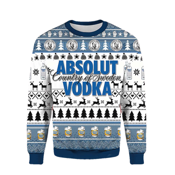 Absolut Vodka Ugly Christmas Sweater - Moonbestprint
