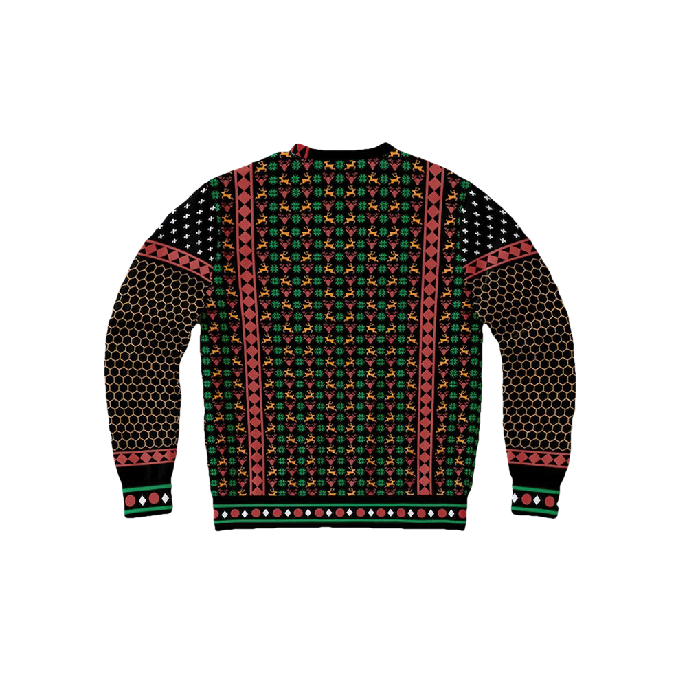 Bee Merry Ugly Christmas Sweater - Moonbestprint