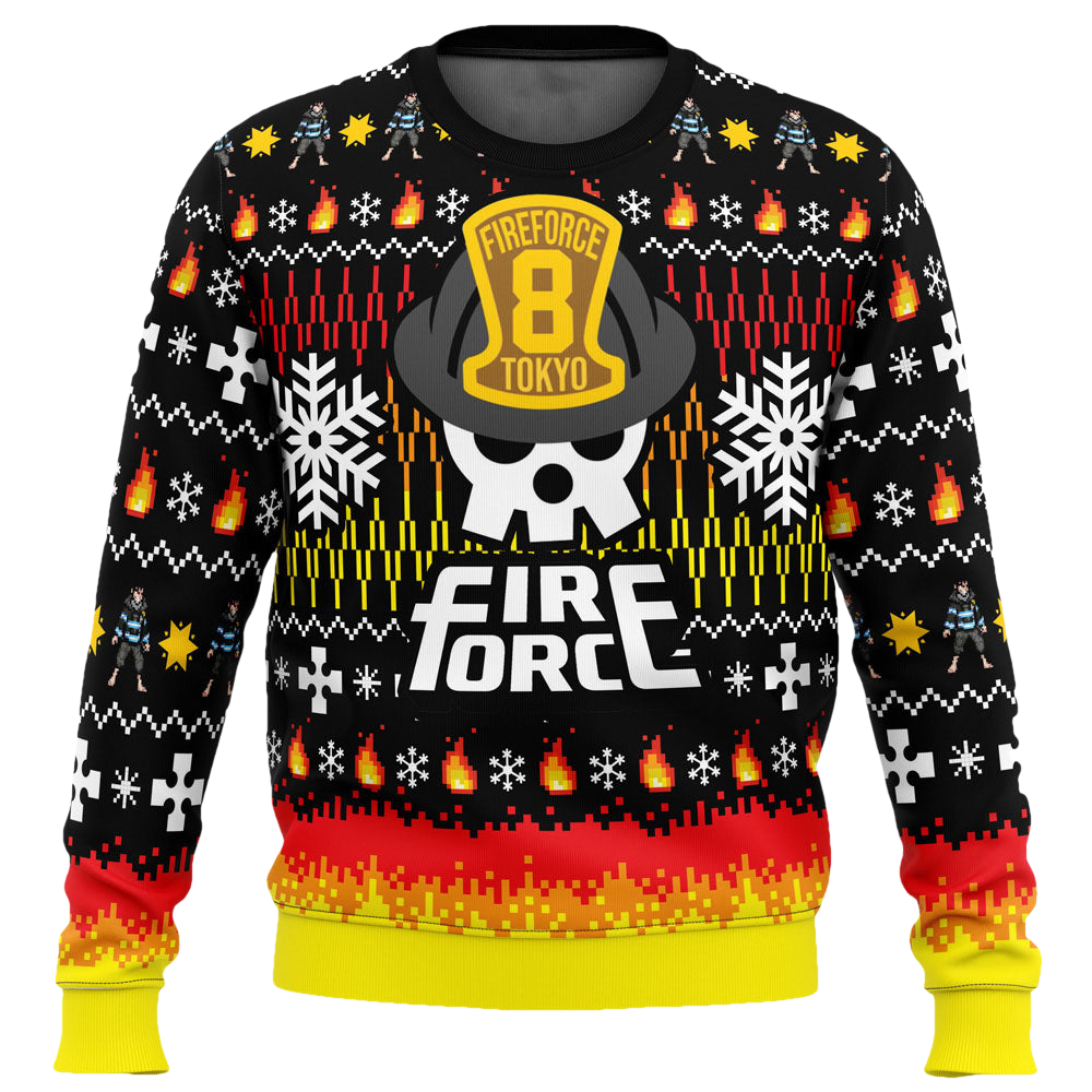 Fire Force 8 Tokyo Christmas Sweater - Moonbestprint