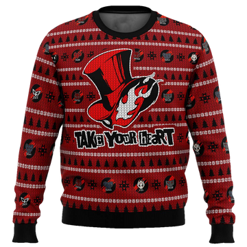 Persona 5 Take Your Heart Christmas Sweater - Moonbestprint