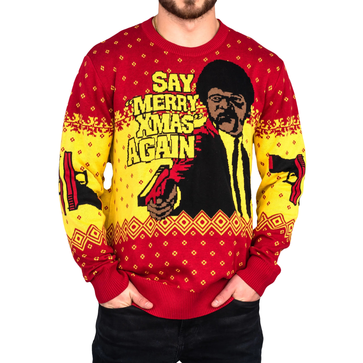 Say Merry Xmas Again Christmas Sweater - Moonbestprint