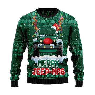 Merry Jeep-Mas Christmas Sweater - Moonbestprint