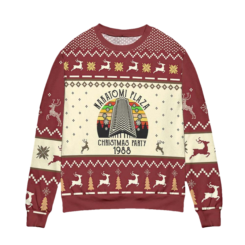 Nakatomi Plaza Christmas Sweater - Moonbestprint