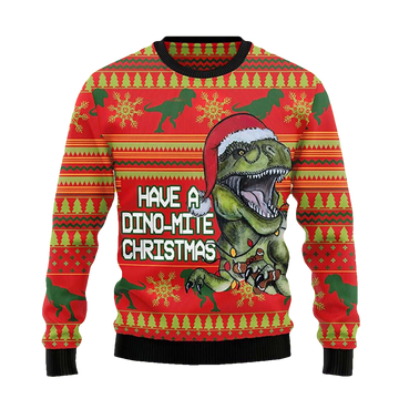 T-Rex Have A Dino-Mite Christmas Sweater - Moonbestprint