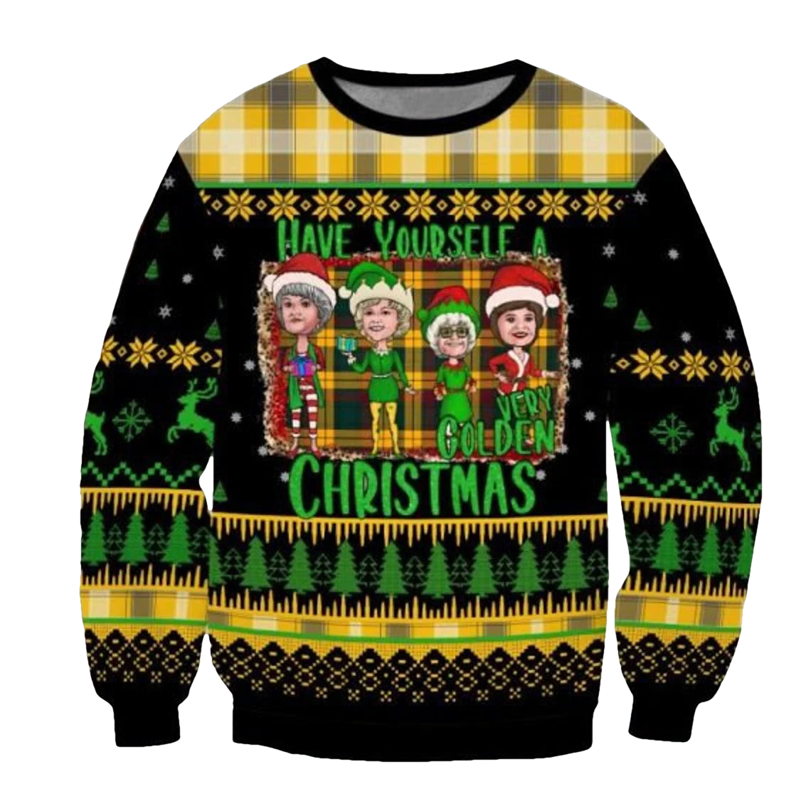 Have Yourself A Very Golden Christmas Sweater - Moonbestprint