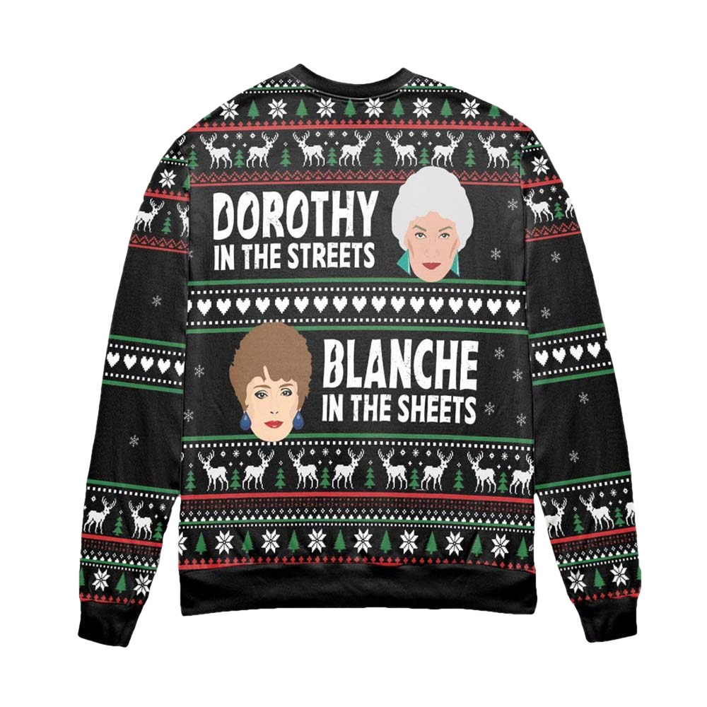 Dorothy In The Streets Blanche Christmas Sweater - Moonbestprint
