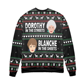 Dorothy In The Streets Blanche Christmas Sweater - Moonbestprint