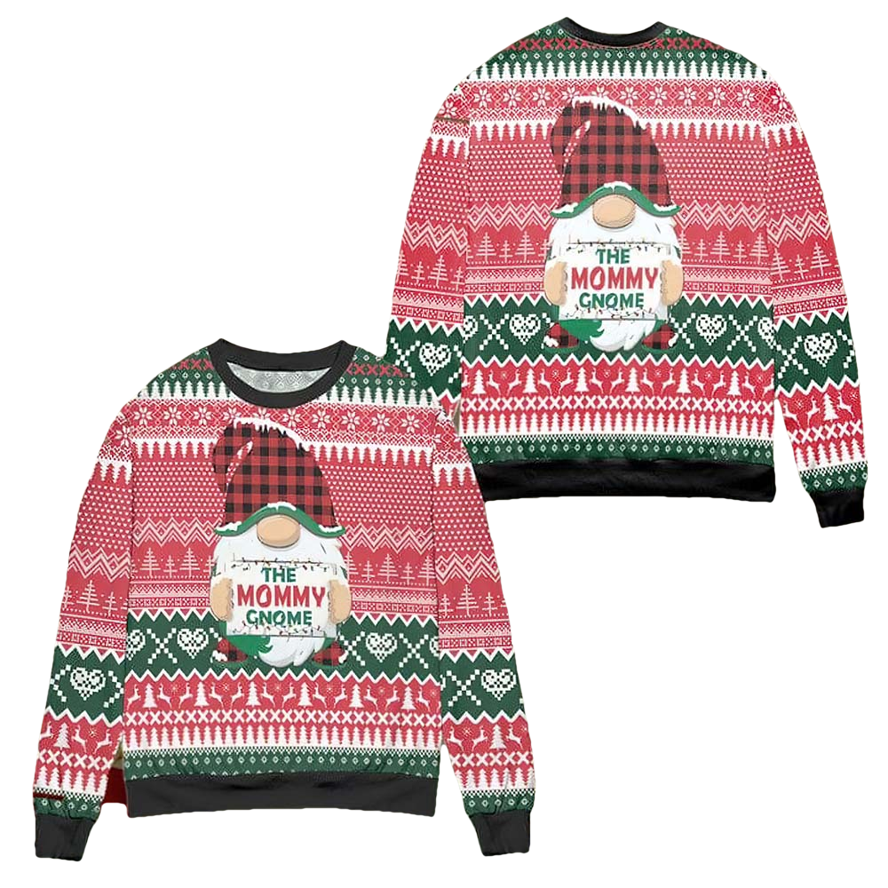The Mommy Gnome Ugly Christmas Sweater - Moonbestprint