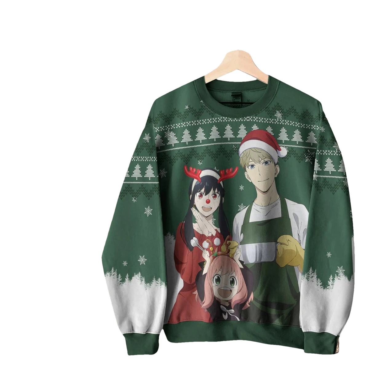 Spy X Family Christmas Sweater - Moonbestprint
