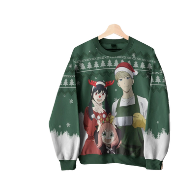 Spy X Family Christmas Sweater - Moonbestprint