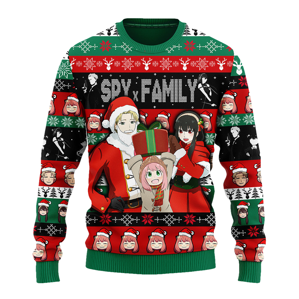Spy X Family Ugly Christmas Sweater - Moonbestprint