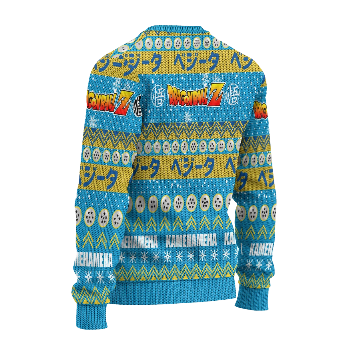 Vegeta Kamehameha Christmas Sweater - Moonbestprint