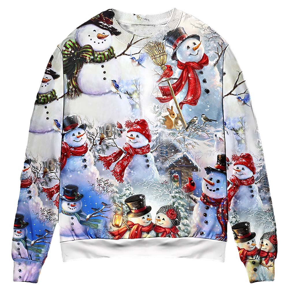 Snowman Christmas Merry Xmas Gift Sweater - Moonbestprint