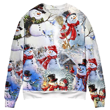 Snowman Christmas Merry Xmas Gift Sweater - Moonbestprint