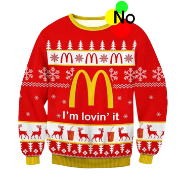 Mcdonald I’M Lovin It Ugly Christmas Sweater - Moonbestprint