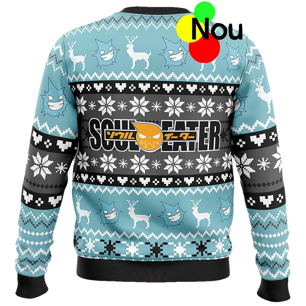 Black Star Soul Eater Ugly Christmas Sweater - Moonbestprint