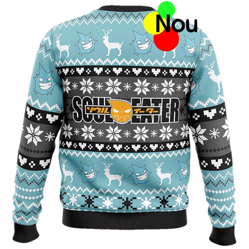 Black Star Soul Eater Ugly Christmas Sweater - Moonbestprint