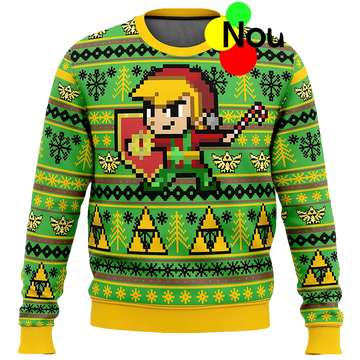 Zelda Holiday Link Ugly Christmas Sweater - Moonbestprint