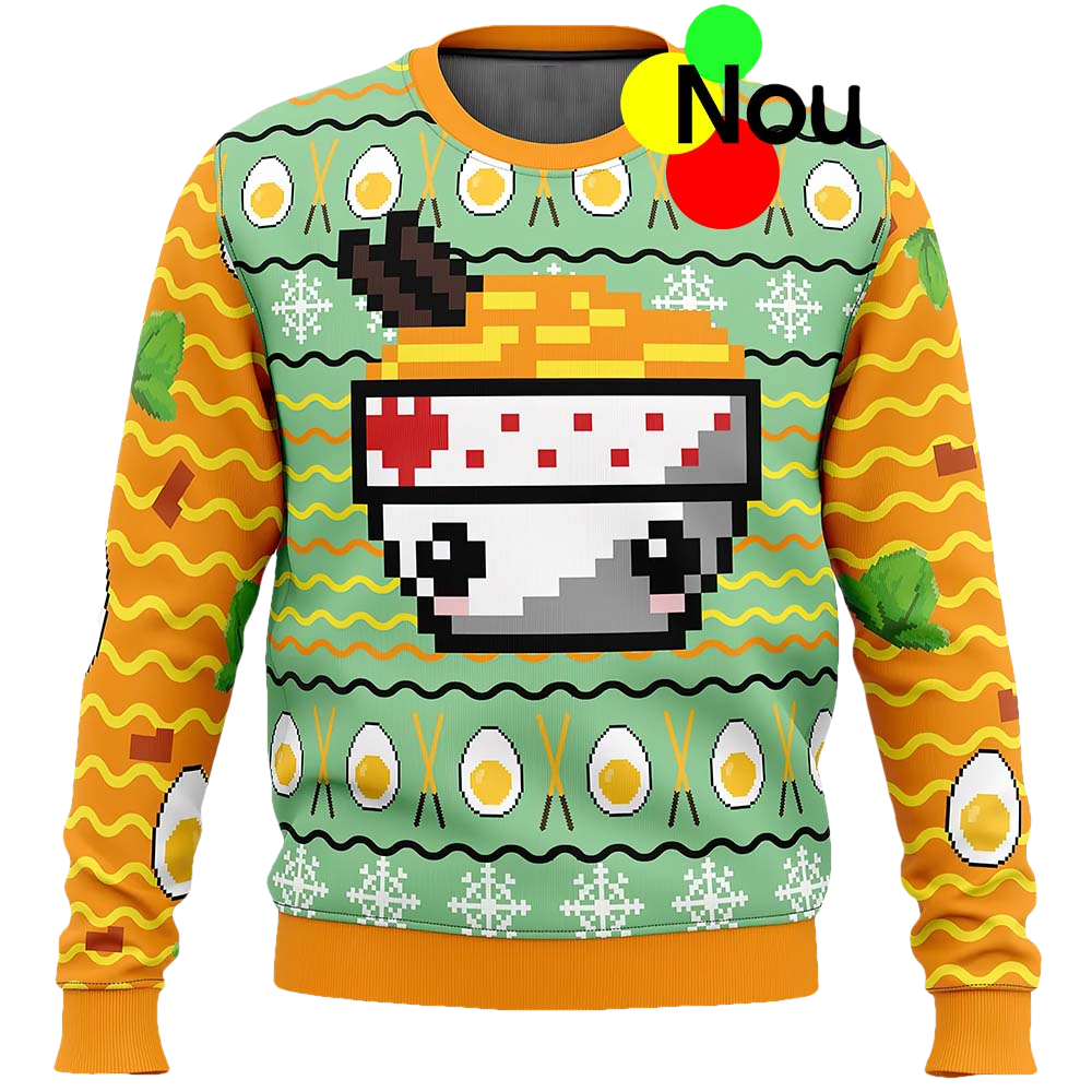 Ramen Ugly Christmas Sweater - Moonbestprint