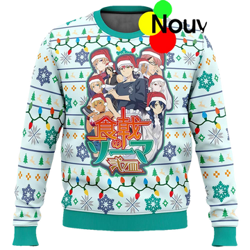 Food Wars Fight To Conquer Ugly Christmas Sweater - Moonbestprint