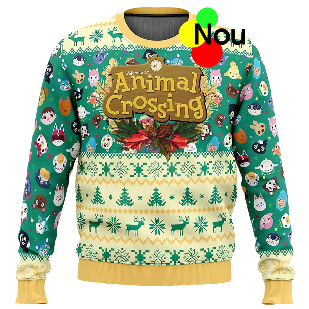 Animal Crossing Ugly Christmas Sweater - Moonbestprint