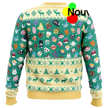 Animal Crossing Ugly Christmas Sweater - Moonbestprint