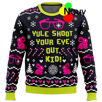Yule Shoot Your Eye Out Kid Christmas Sweater - Moonbestprint