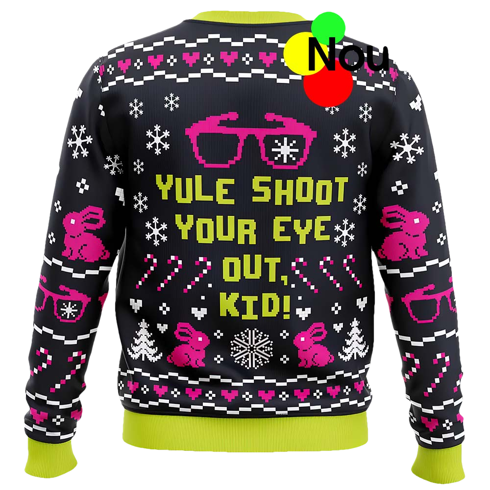Yule Shoot Your Eye Out Kid Christmas Sweater - Moonbestprint