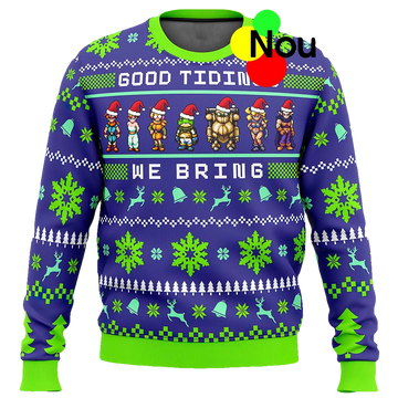 Chrono Trigger Good Tidings We Bring Ugly Christmas Sweater - Moonbestprint