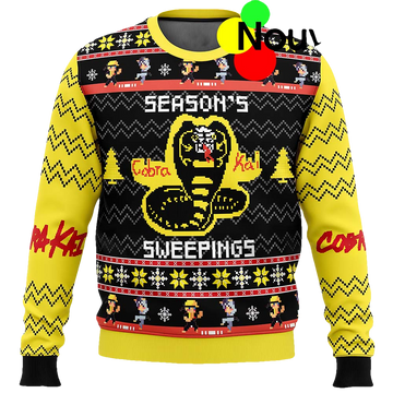 Cobra Kai Seasons Sweepings Christmas Sweater - Moonbestprint