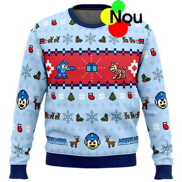 Mega Man Ugly Christmas Sweater - Moonbestprint