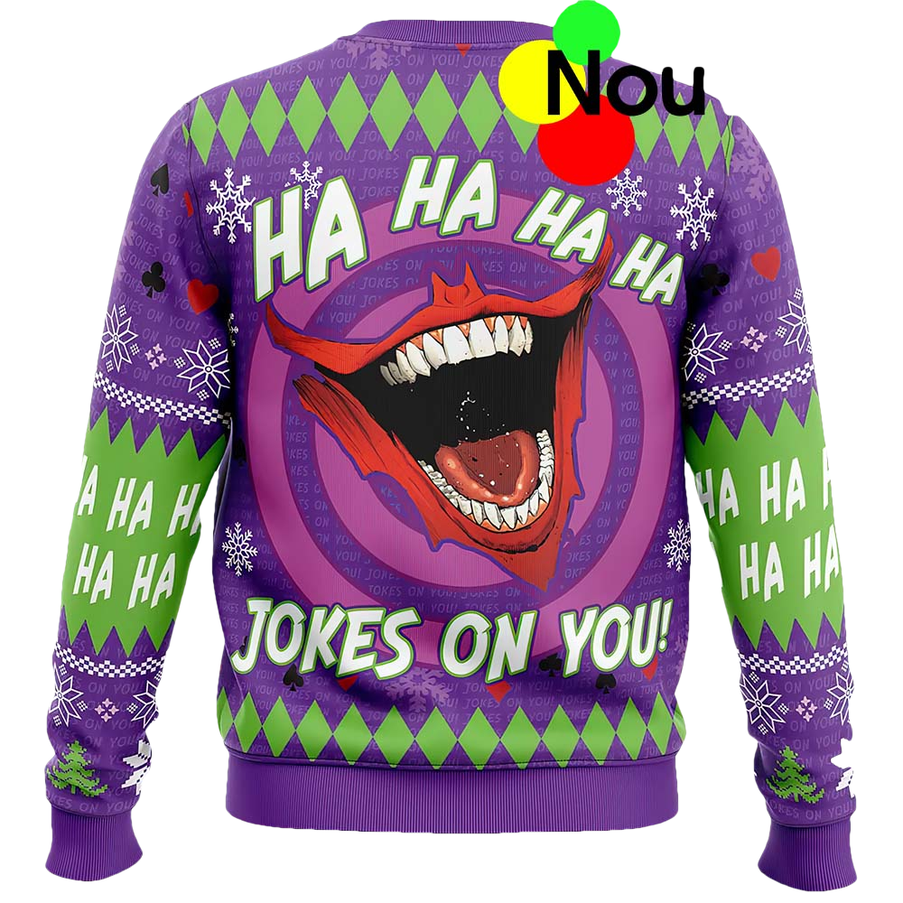 Joker Happy Merry Christmas Sweater - Moonbestprint