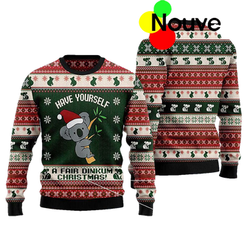Koala Have Yourself A Fair Dinkum Christmas Sweater - Moonbestprint