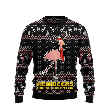 Reindeers Are So Last Year Christmas Ugly Sweater - Moonbestprint