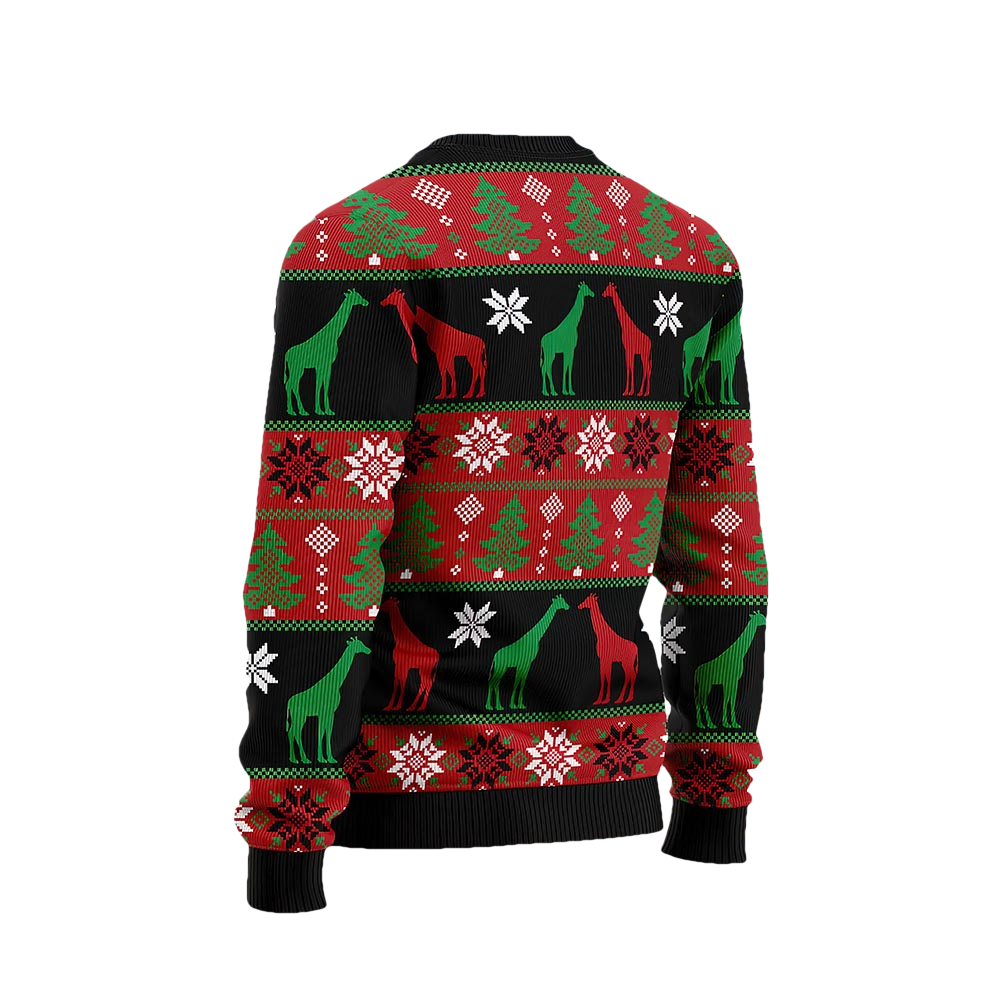 My Sanity Question Giraffe Christmas Ugly Sweater - Moonbestprint