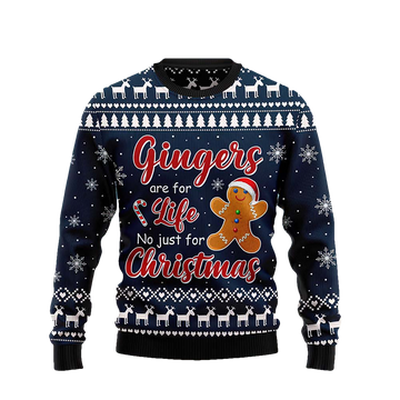 Gingers Are For Life No Just For Christmas Sweater - Moonbestprint