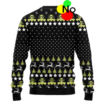 Alien I Want To Believe Christmas Sweater - Moonbestprint
