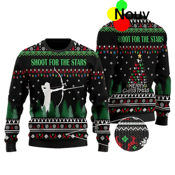 Archer Shoot For The Stars Christmas Sweater - Moonbestprint