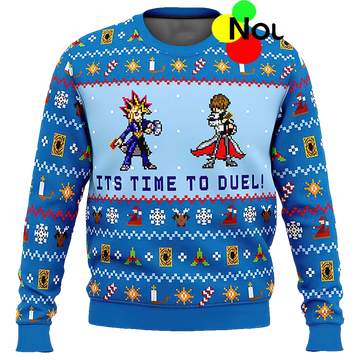 Yugioh Its Time To Duel Christmas Sweater - Moonbestprint