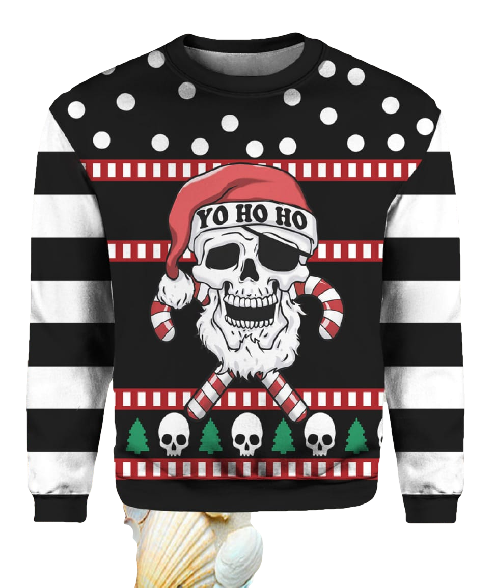 Skull Creepmas Ugly Christmas Sweater - Moonbestprint